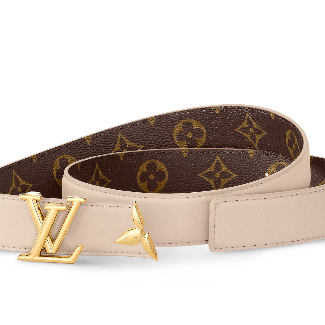 louis vuitton beige belt