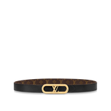  Thắt Lưng Nữ Louis Vuitton My LV Chain 25MM Reversible Belt 'Black' 