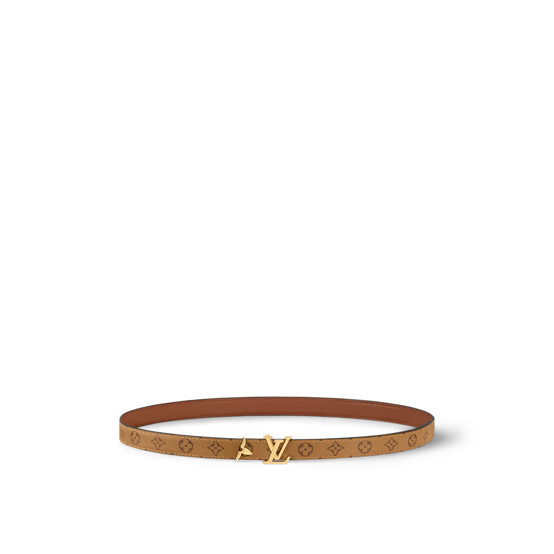  Thắt Lưng Nữ Louis Vuitton Pretty LV 20MM Reversible Belt 'Brown' 