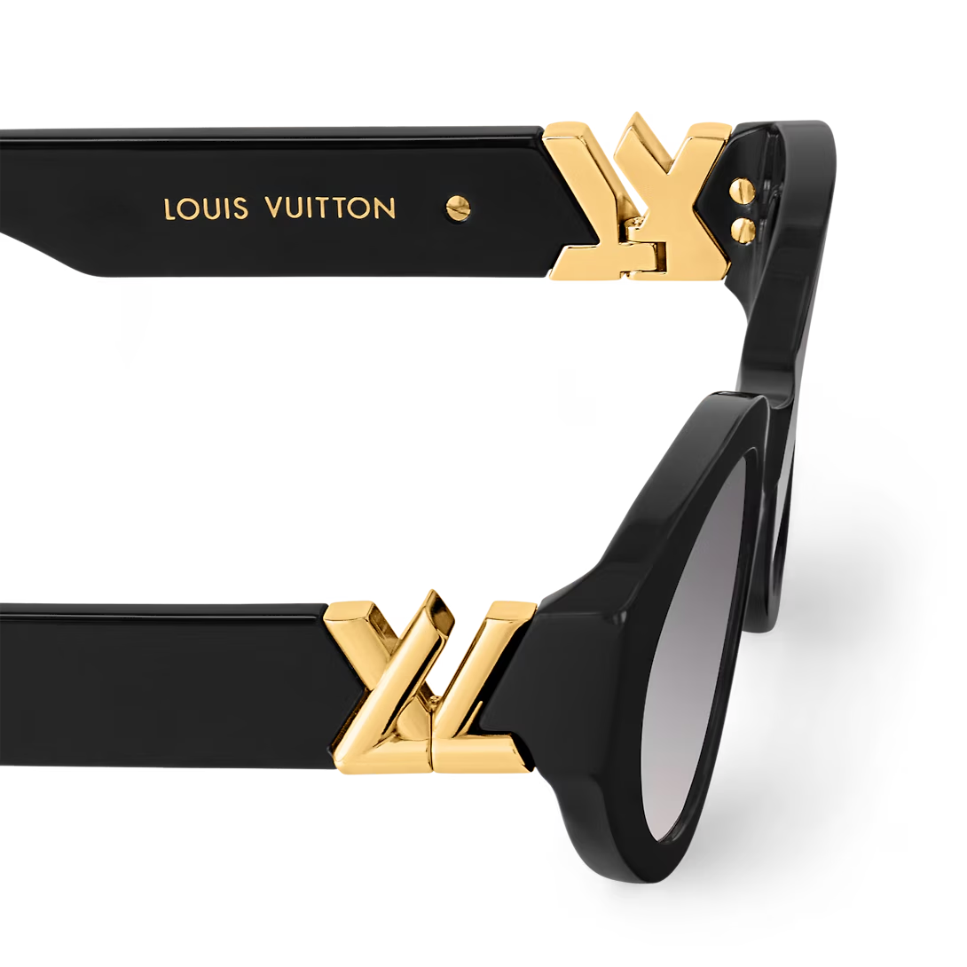  Kính Nữ Louis Vuitton LV GO-14 Cat Eye Sunglasses 'Black' 