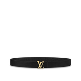  Thắt Lưng Nữ Louis Vuitton LV Iconic 30MM Reversible Belt 'Black' 