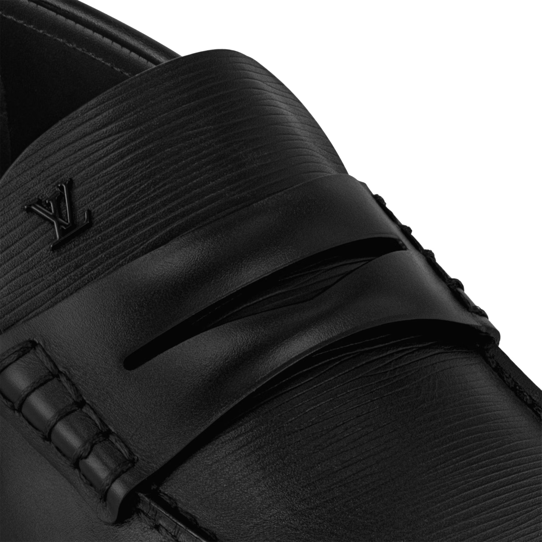  Giày Nam Louis Vuitton Louis Loafers 'Black' 