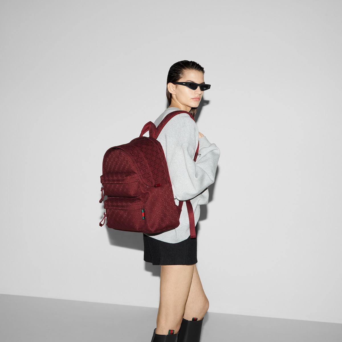 Leather Backpack Gucci Backpack Australia Balo Nam Gucci  display picture 3