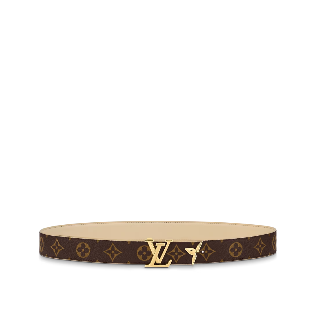  Thắt Lưng Nữ Louis Vuitton Pretty LV 30MM Reversible Belt 'Beige' 
