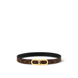  Thắt Lưng Nữ Louis Vuitton My LV Chain 25MM Reversible Belt 'Black' 