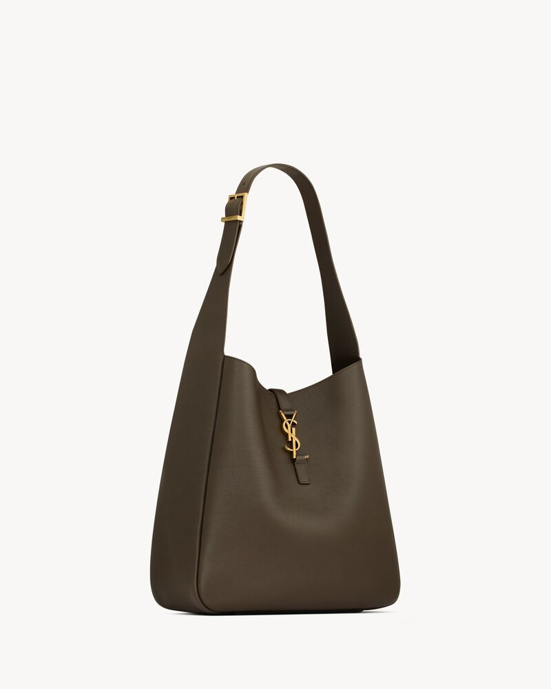  Túi Nữ Saint Laurent Classic Le 5 À 7 Supple Large In Grained Leather 'Musk' 
