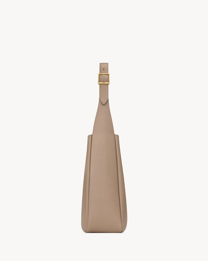  Túi Nữ Saint Laurent Le 5 À 7 Supple Large In Grained Leather 'Grey' 