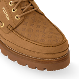  Giày Nam Louis Vuitton LV Ranger Boat Shoes 'Beige' 