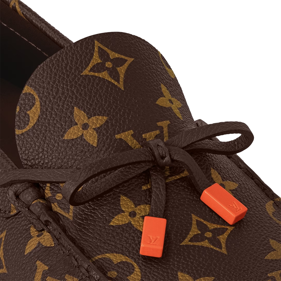  Giày Nam Louis Vuitton LV Driver Moccasins 'Ebene' 