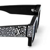 Kính Nam Louis Vuitton LV Clash Pearls & Strass Sunglasses 'Black' 