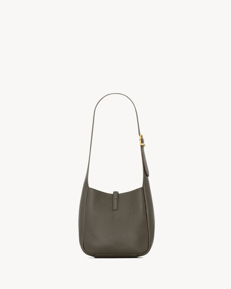  Túi Nữ Saint Laurent Le 5 À 7 Supple Baby In Grained Leather 'Musk' 