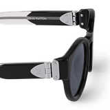  Kính Nam Louis Vuitton LV Legacy Round Sunglasses 'Black' 