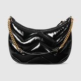  Túi Nữ Gucci GG Marmont Small Shoulder Bag 'Black Patent' 