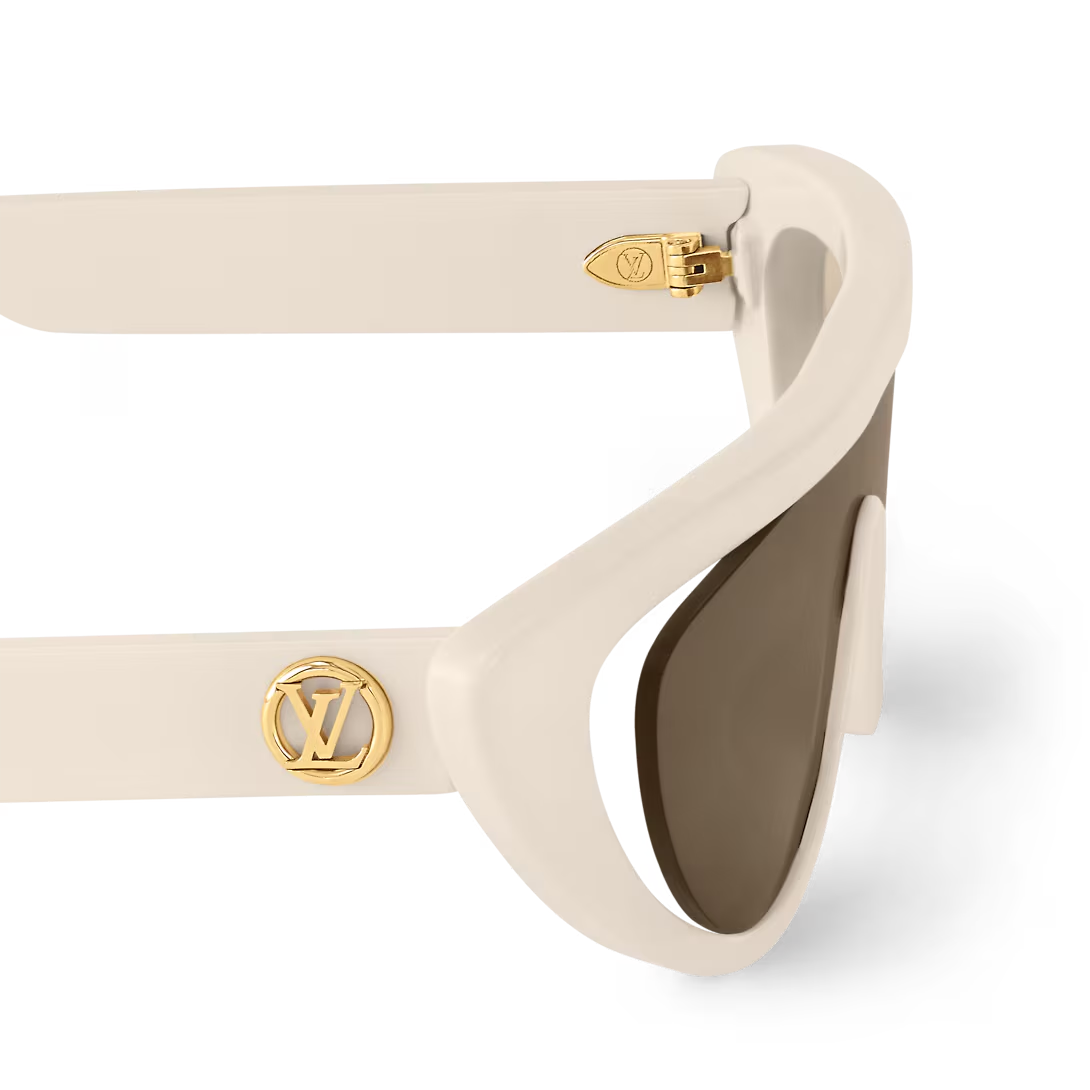  Kính Nữ Louis Vuitton LV Split Cat Eye Sunglasses 'Cream' 