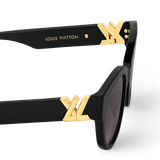  Kính Nữ Louis Vuitton LV GO-14 Round Sunglasses 'Black' 