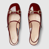  Giày Nữ Gucci Women's Horsebit Pump 'Rosso' 