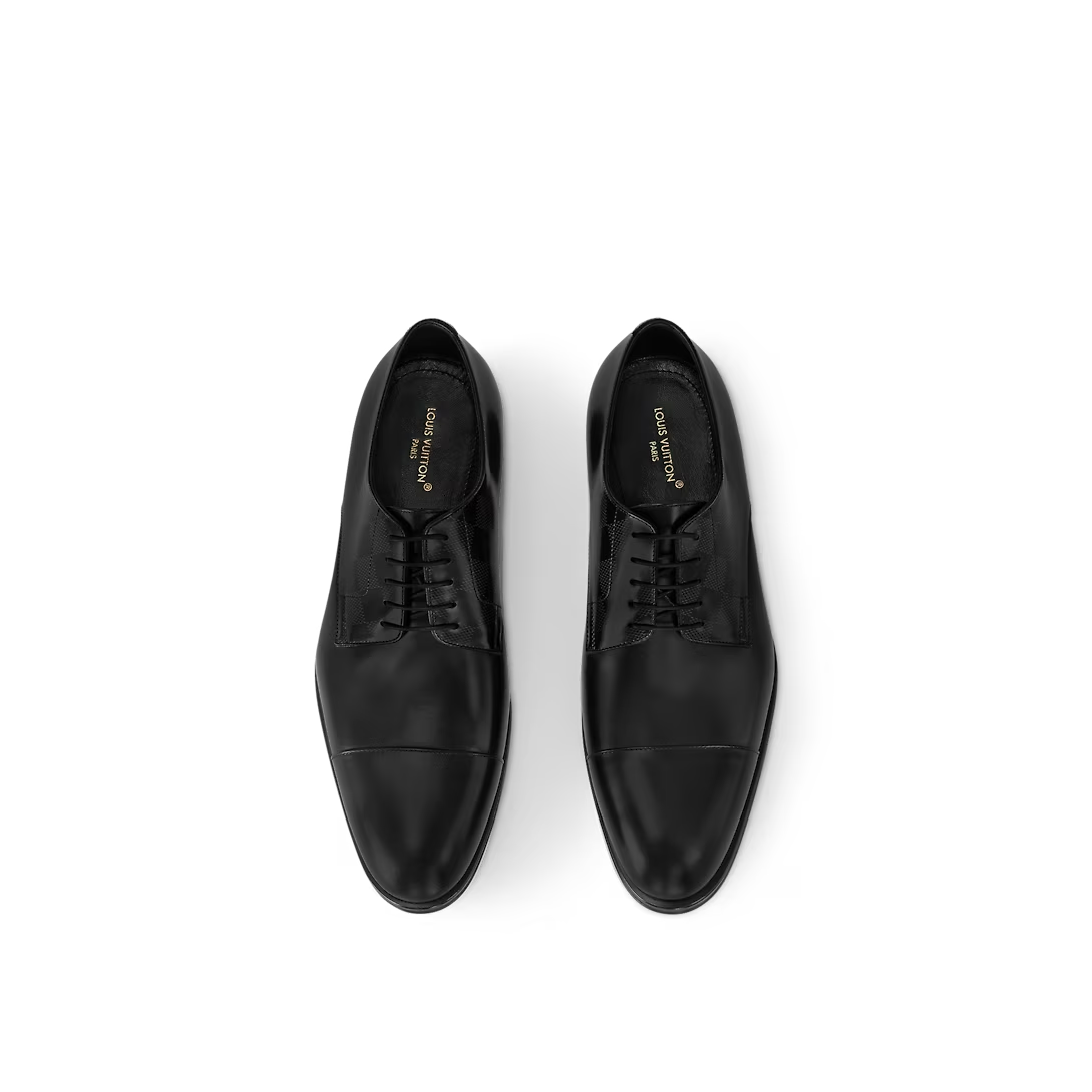  Giày Nam Louis Vuitton Minister Derby Shoes 'Black' 