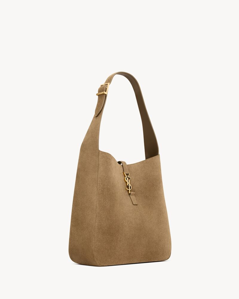  Túi Nữ Saint Laurent Le 5 À 7 Supple Large In Suede 'Golden' 
