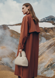  Túi Nữ Polene Numéro Neuf Mini 'Ecru Shearling' 