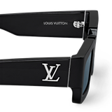  Kính Nam Louis Vuitton LV Clash Low Square Sunglasses 'Black' 