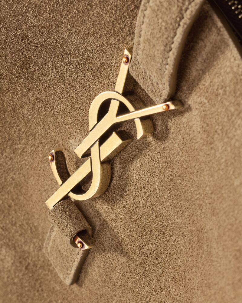  Túi Nữ Saint Laurent Le 5 À 7 Supple Large In Suede 'Golden' 