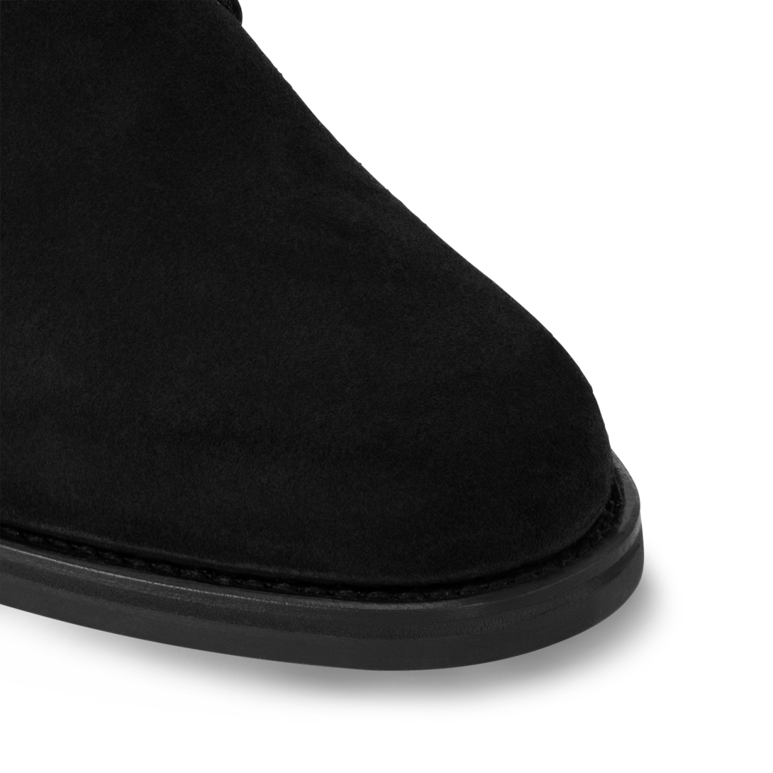  Giày Nam Louis Vuitton LV Flex High Derbies Fur 'Black' 