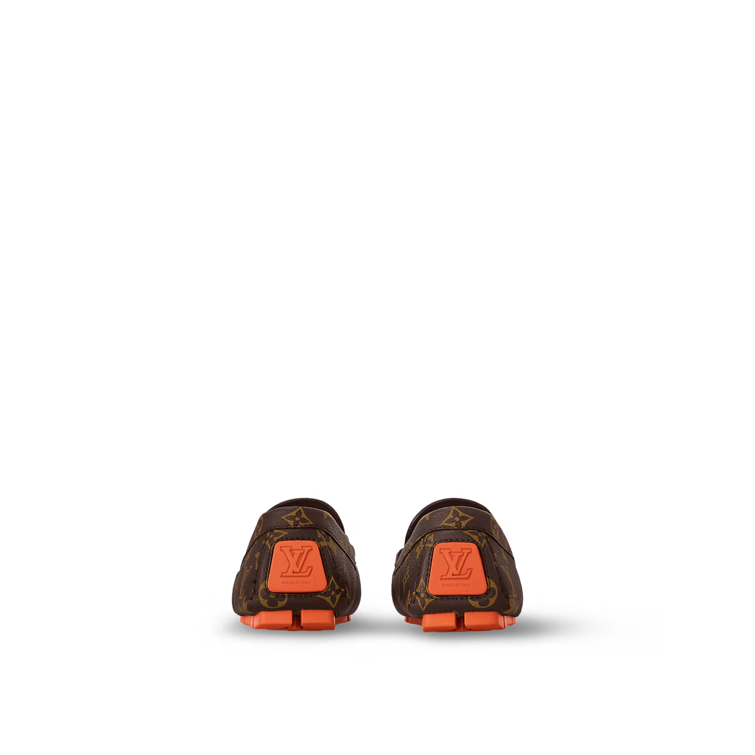  Giày Nam Louis Vuitton LV Driver Moccasins 'Ebene' 