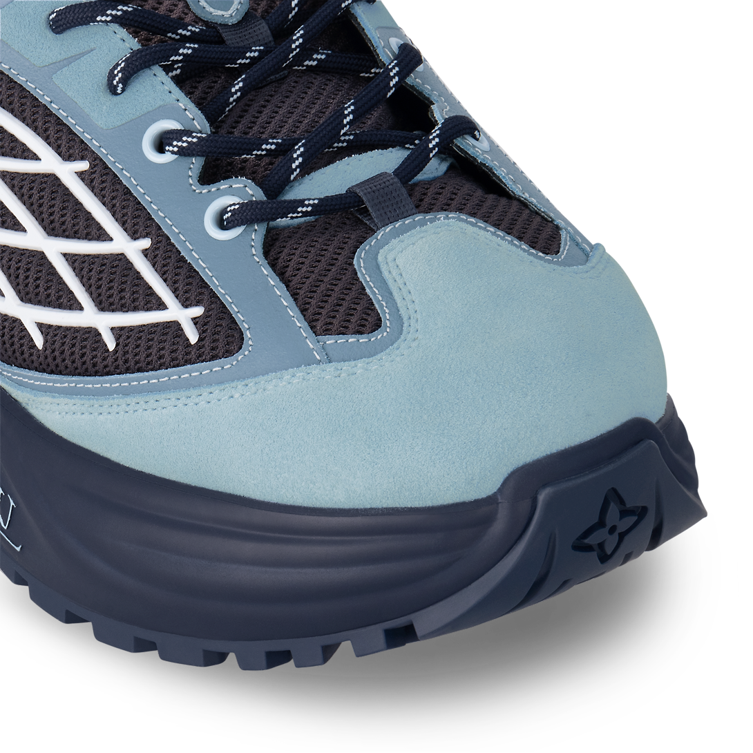  Giày Nam Louis Vuitton LV Discovery Lace Ups 'Blue' 