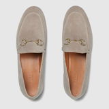  Giày Nữ Gucci Jordaan Loafer 'Beige Suede' 