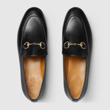  Giày Nữ Gucci Jordaan Loafer 'Black Leather' 