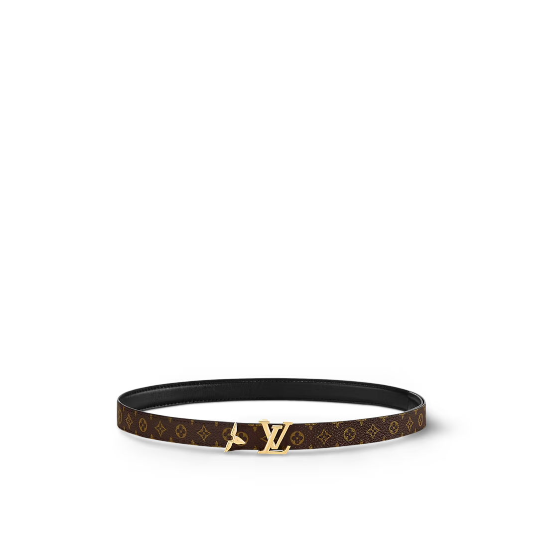  Thắt Lưng Nữ Louis Vuitton Pretty LV 20MM Reversible Belt 'Black' 