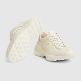  Giày Nữ Gucci Rhyton Sneaker 'Ivory' 