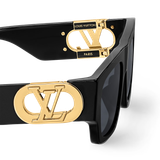  Kính Nữ Louis Vuitton LV Link Square Sunglasses 'Black' 