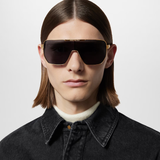  Kính Nam Louis Vuitton LV Sky Mask Sunglasses 'Black' 