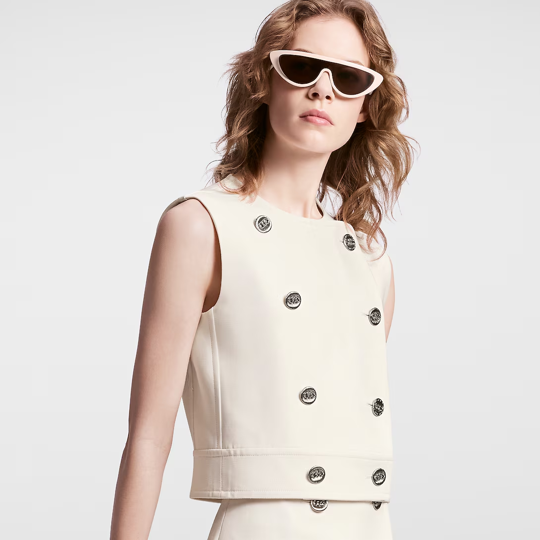  Kính Nữ Louis Vuitton LV Split Cat Eye Sunglasses 'Cream' 