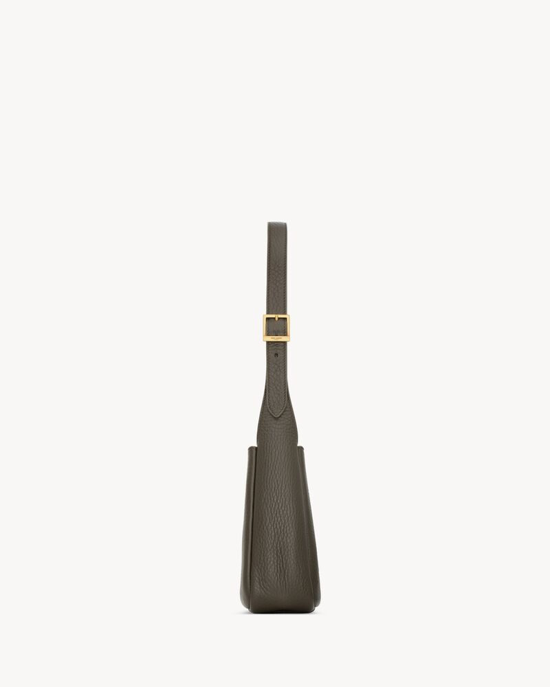  Túi Nữ Saint Laurent Le 5 À 7 Supple Baby In Grained Leather 'Musk' 