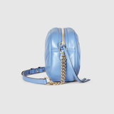  Túi Nữ Gucci GG Marmont Small Shoulder Bag 'Blue' 
