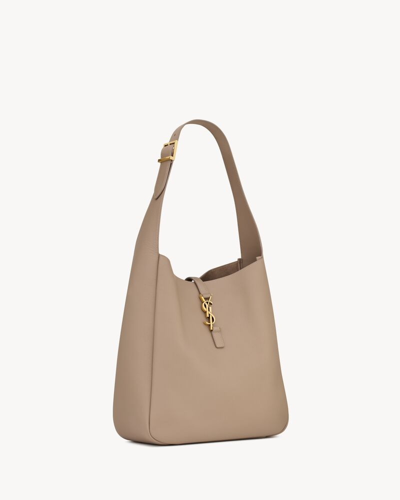  Túi Nữ Saint Laurent Le 5 À 7 Supple Large In Grained Leather 'Grey' 