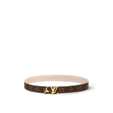  Thắt Lưng Nữ Louis Vuitton Pretty LV 30MM Reversible Belt 'Beige' 