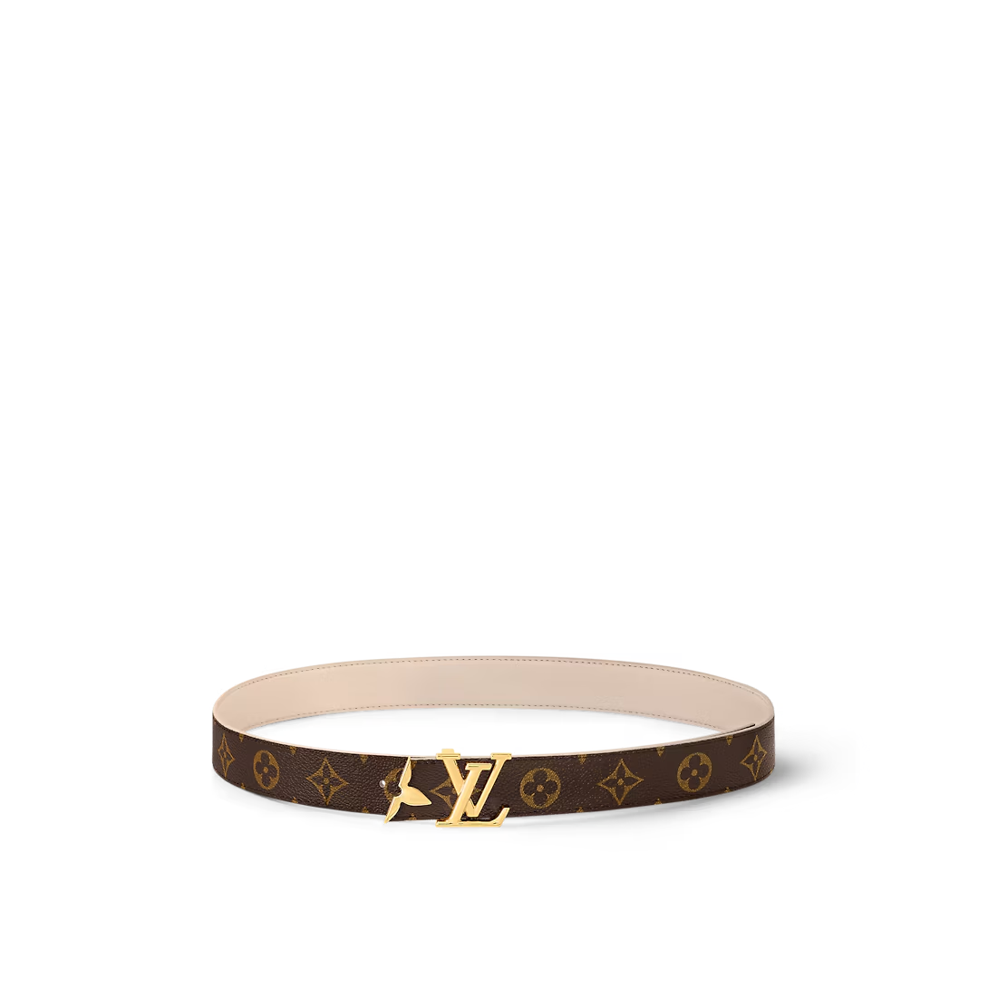  Thắt Lưng Nữ Louis Vuitton Pretty LV 30MM Reversible Belt 'Beige' 