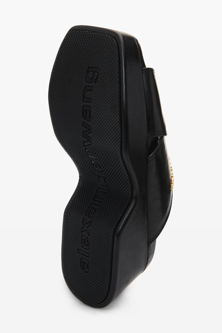 Alexander Wang ☆Float Criss-Cross プラットフォーム サンダル alexanderwang アレキサンダーワング ブラック ロゴ