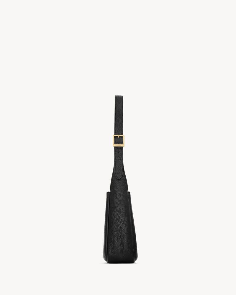  Túi Nữ Saint Laurent Le 5 À 7 Supple Baby In Grained Leather 'Black' 