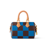  Túi Nam Louis Vuitton Speedy Bandoulière 18 Damier Pop Bag 'Blue' 