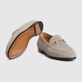  Giày Nữ Gucci Jordaan Loafer 'Beige Suede' 