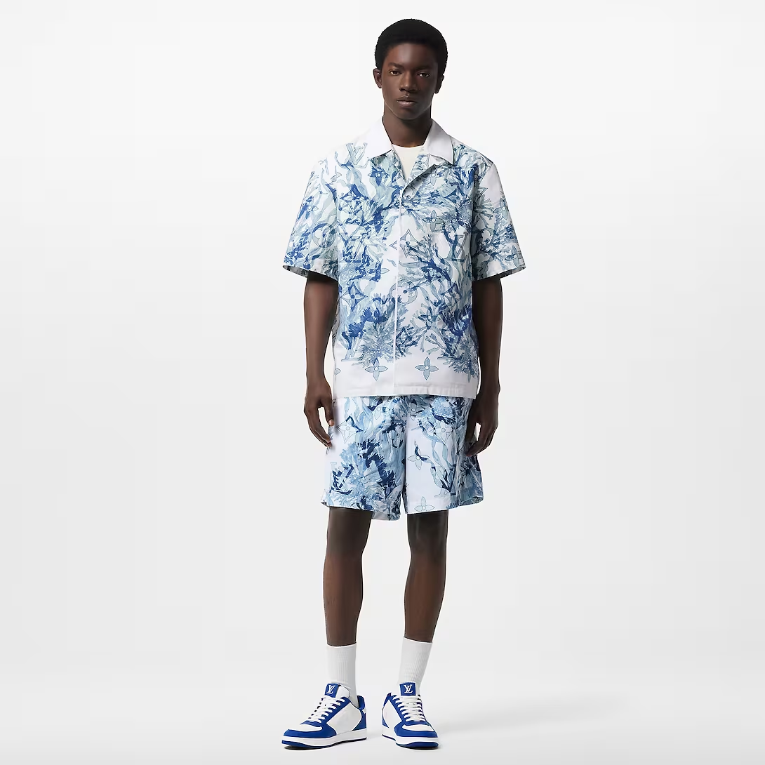  Giày Nam Louis Vuitton Rivoli Trainers 'Blue' 