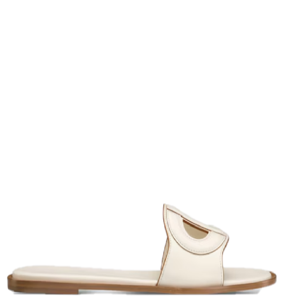  Dép Nữ Dior D-Club Slide 'White' 