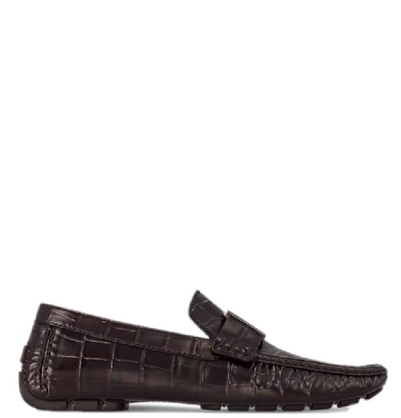  Giày Nam Louis Vuitton Monte Carlo Moccasins 'Brown' 