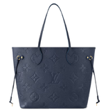  Túi Nữ Louis Vuitton Neverfull MM Tote Bag 'Navy Blue' 