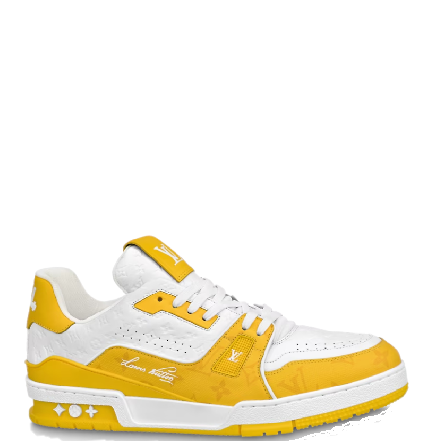  Giày Nam Louis Vuitton LV Trainers 'Yellow' 