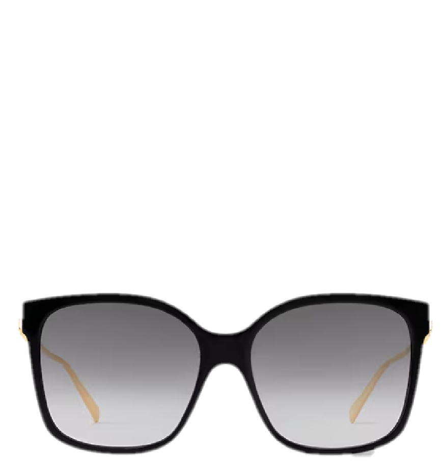  Kính Nữ Louis Vuitton Minigram Pearl Square Sunglasses 'Black' 
